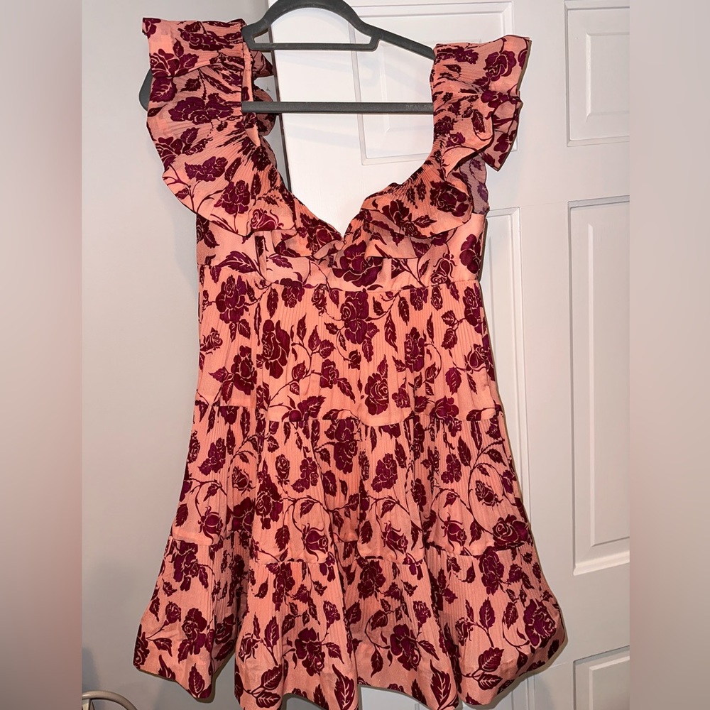 ZIMMERMAN LOVESTRUCK PLEATED MINI